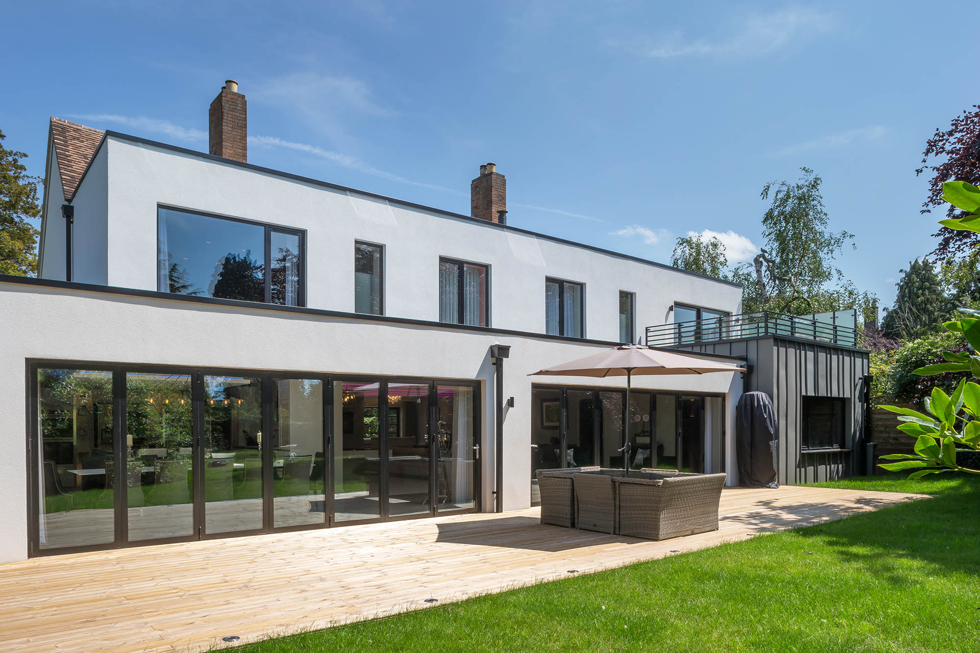 Extensive Conversion to Create Contemporary Art Deco Home, Wombourne ...