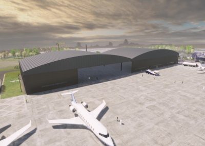 private jet hangar