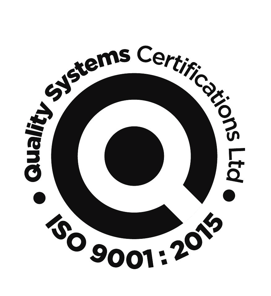 QUALITY SYSTEMS ISO 9001 2015 monotone ISO 9001 logo